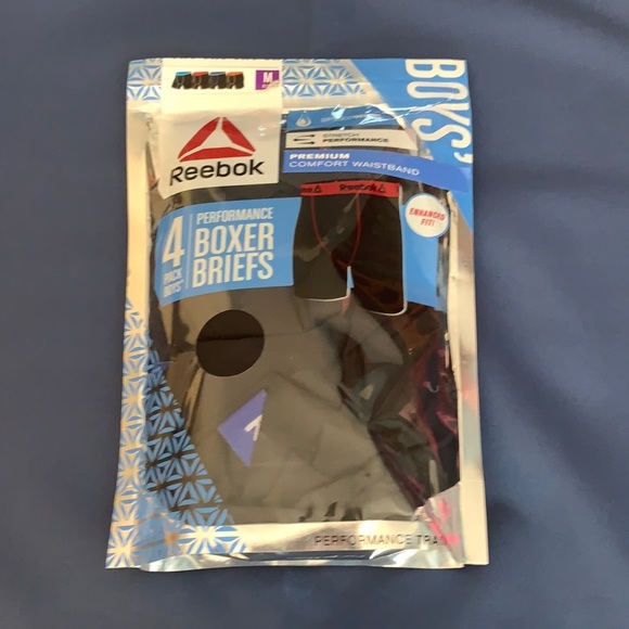 Reebok Boys’ NEW 4 pack Performance Boxer Briefs - Picture 1 of 2